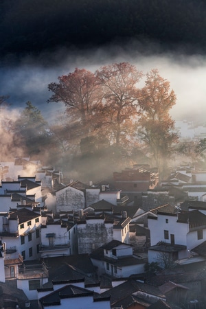 江西-婺源-石城-风光-壁纸 图片素材