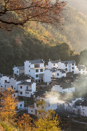 婺源-风光-旅游-村落-徽派 图片素材