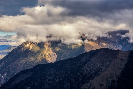 川西-阿坝州-巴郎山-云海-风光 图片素材