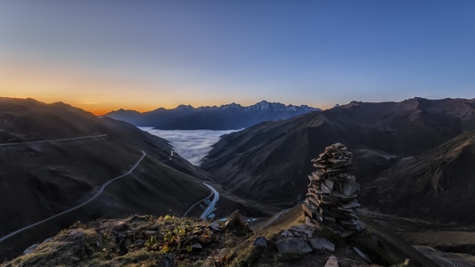 风光-藏地-川西-阿坝-四姑娘山 图片素材