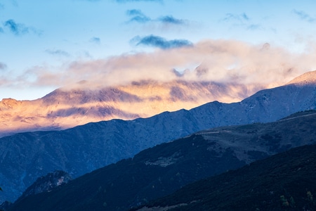 川西-阿坝-四姑娘山-藏区-风光 图片素材