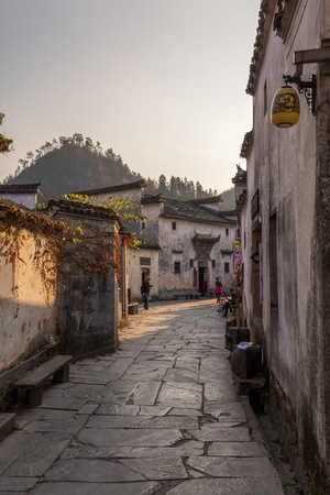 安徽-皖南-西递-风光-旅游 图片素材