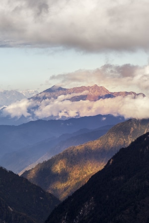 川西-藏区-风光-阿坝-巴郎山 图片素材