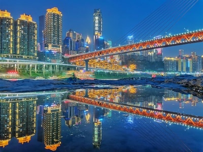 尘世烟火-夜色-手机摄影-城市-城市风光 图片素材
