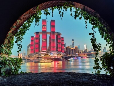 夜色-手机摄影-像素蜜蜂官方账号-城市-城市风光 图片素材