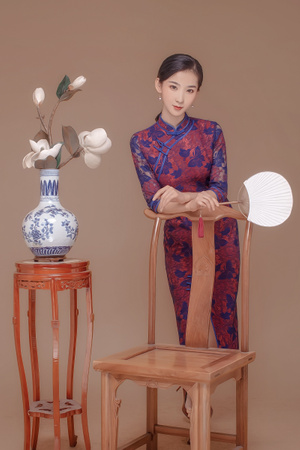 工笔画-复古-女人-女性-美女 图片素材