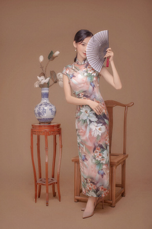 工笔画-复古-美女-女人-女性 图片素材