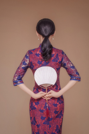工笔画-复古-女人-女性-美女 图片素材
