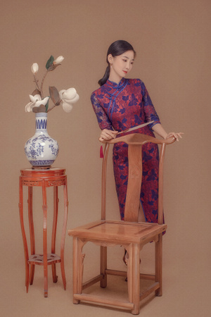 工笔画-复古-女人-女性-美女 图片素材