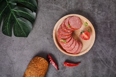美食-冰块-火腿-俄肠-食物 图片素材