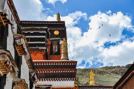 电脑传图-旅行-高原-世界屋脊上的明珠-藏式建筑 图片素材
