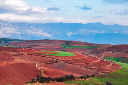 电脑传图-旅行-旅拍-自然风光-神奇红土 图片素材