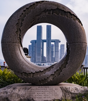 城市色彩-风光-城市风光-城市景观-朝天门 图片素材