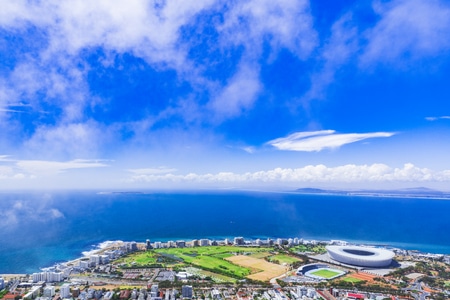 风光-异域风光-蓝天白云-大海-南非 图片素材