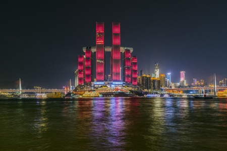 夜色-我要上封面-风光-城市风光-朝天门 图片素材