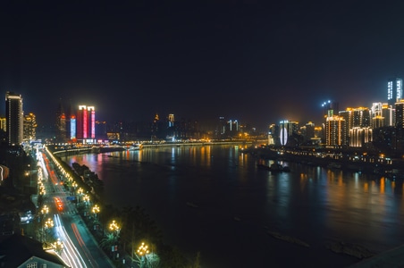 城市天际线-风光-城市风光-网红-魔幻 图片素材