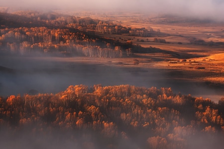 坝上-秋季-旅行-风光-色彩 图片素材