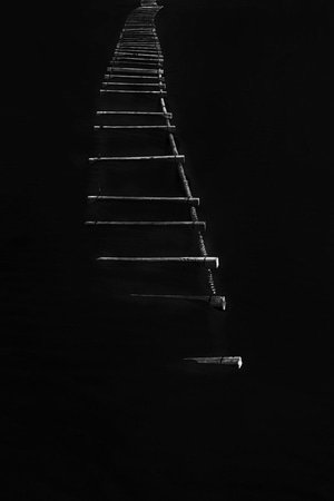 旅行-暗调-黑白-对比-楼梯扶手 图片素材