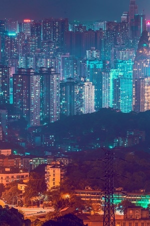 风光-重庆-夜景-建筑-城市 图片素材