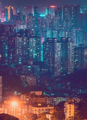风光-重庆-夜景-建筑-城市 图片素材