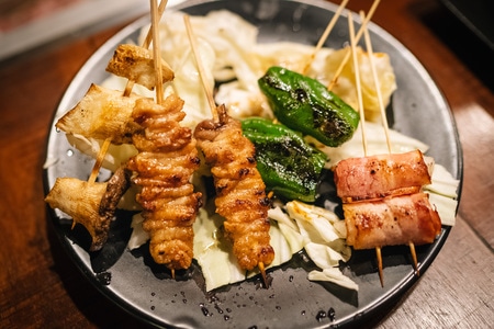 日式-烤串-宵夜-日本-旅游 图片素材