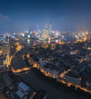 看你的城市-夜色-线条-城市-建筑 图片素材