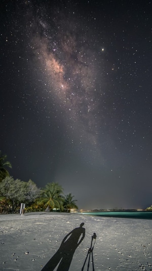 海边-夏天-旅行-马尔代夫-星星 图片素材