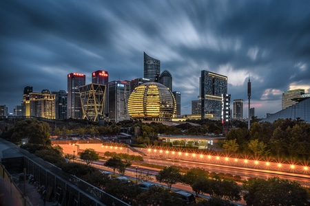 70周年摄影大赛-70周年城市-影-城市-杭州 图片素材