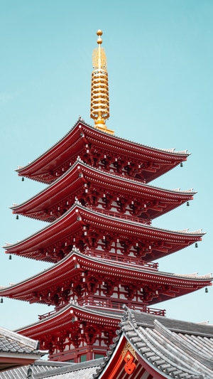 风光-旅行-日系-浅草寺-古建筑 图片素材