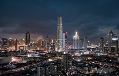 城市-风光-地标-天津-夜景 图片素材