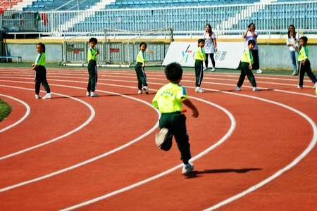 人像-人文-体育-接力赛-小学生 图片素材