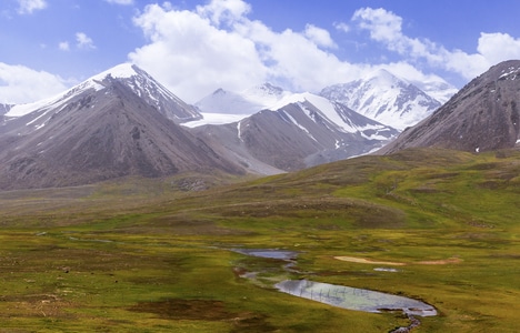慕士塔格峰-中巴友谊路-风景-风光-旅游 图片素材