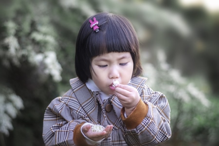 儿童摄影-小女孩-三月-女孩-小孩 图片素材