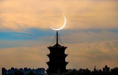 日全食-风景-日全食-天文奇观-风景 图片素材