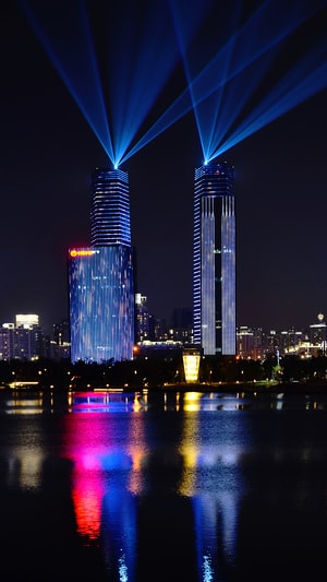 夜景-深圳-灯光-建筑-城市风光 图片素材