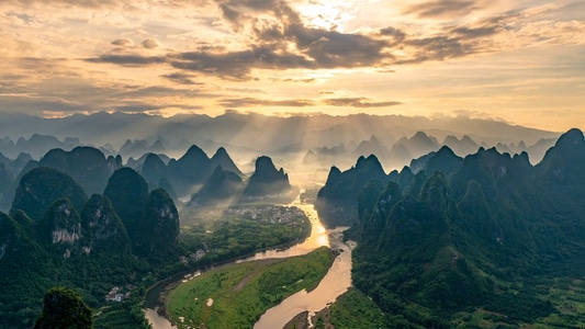 美景-风光-风景-群山-山峦 图片素材