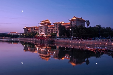 建筑-厦门-风光-色彩-晚霞 图片素材