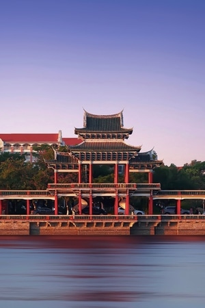 晚霞-色彩-风光-厦门-建筑 图片素材