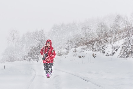 抓拍-天气-暴雪-冬天-旅游 图片素材