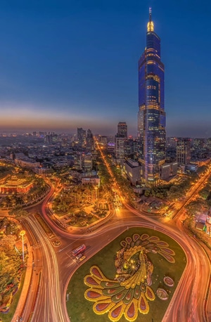 建筑-城市-夜景-城市-城市风光 图片素材