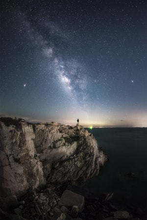 星空-风光-孤独-安静-夜景 图片素材