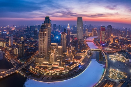 年味-你好2020-风光-旅行-日落 图片素材