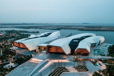 城市-航拍-光影-风光-城市建筑 图片素材