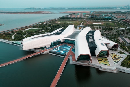 城市-航拍-光影-风光-城市建筑 图片素材