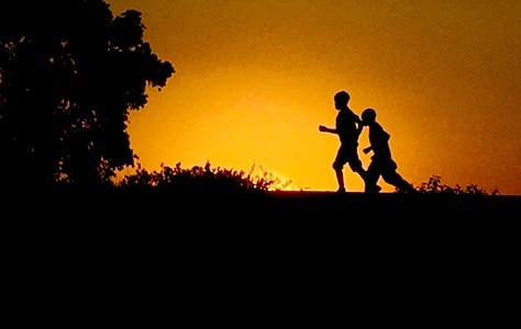 尘世烟火-自然环境-户外-太阳-夕阳红 图片素材