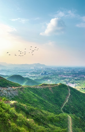 索尼-你好2020-青山绿水-石家庄-西山 图片素材