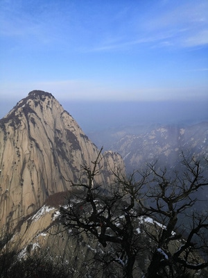 旅行-像素蜜蜂官方帐号-华山-冬-风景 图片素材