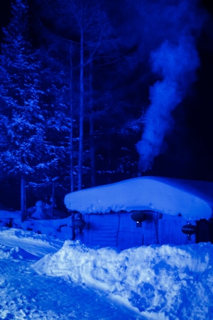 像素蜜蜂官方帐号-雪-夜-雪景-雪地 图片素材