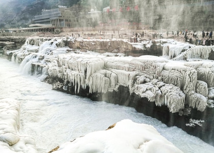 纪实-旅行-壶口瀑布-黄河-风景 图片素材