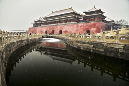 旅拍-紫禁城的雪～是一种奢望-古建筑-故宫-风景 图片素材
